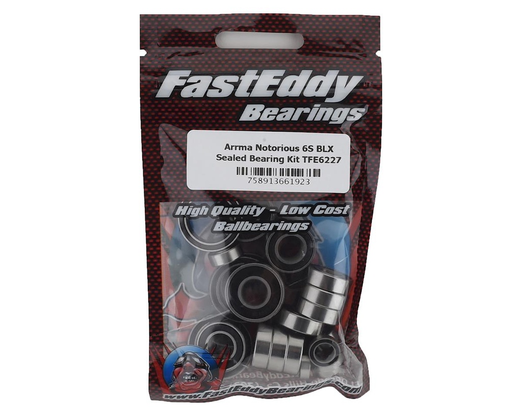 FastEddy Arrma Notorious 6S BLX Sealed Bearing Kit