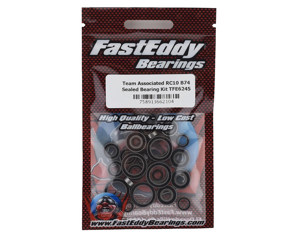 FastEddy Associated RC10 B74 Sealed Bearing Kit