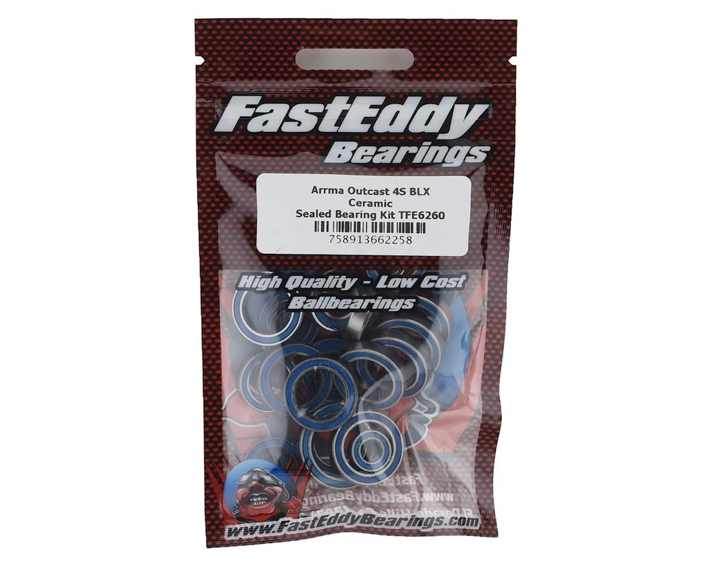FastEddy Arrma Outcast 4S BLX Ceramic Sealed Bearing Kit