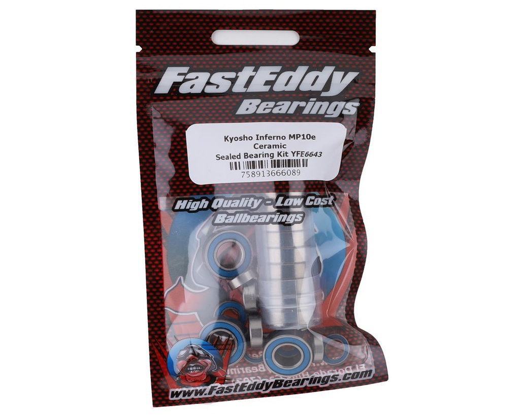 FastEddy Kyosho Inferno MP10e Ceramic Sealed Bearing Kit