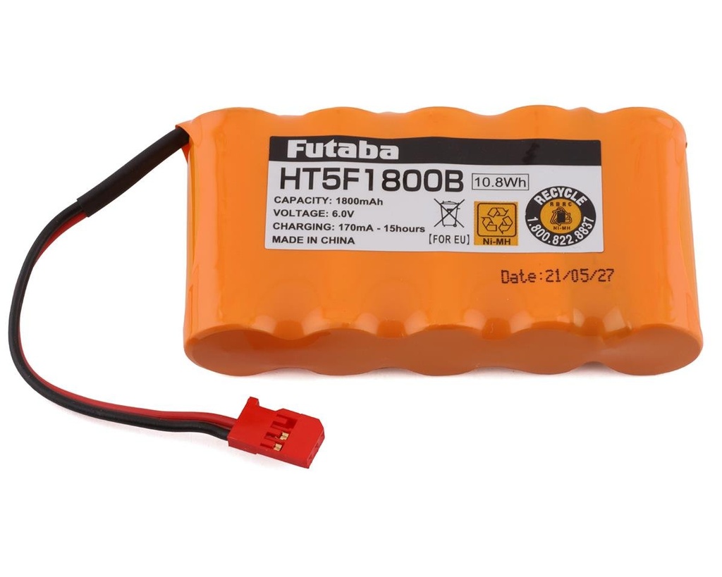 Futaba 5-Cell NiMH Transmitter Battery Pack (6.0V/1800mAh)