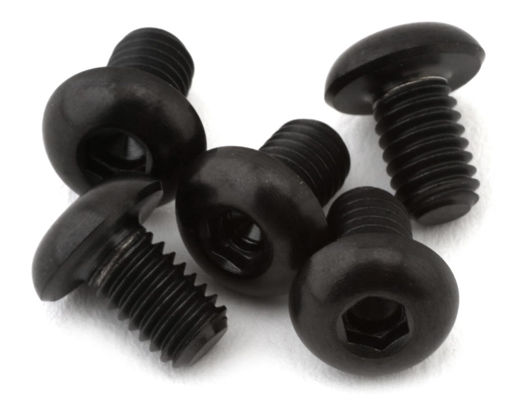 eXcelerate Titanium Button Head Screw (Black) (5) (3x5mm)
