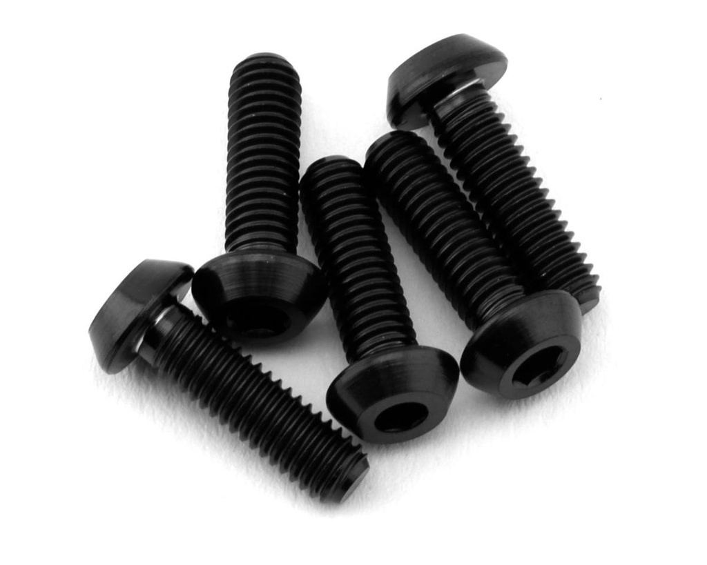 eXcelerate Titanium Pro Taper Screws (Black) (5) (3x10mm)