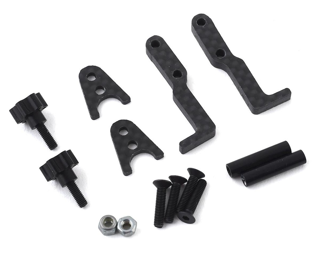 Xtreme Racing XRAY T4 Carbon Fiber Flex Battery Hold Down Kit