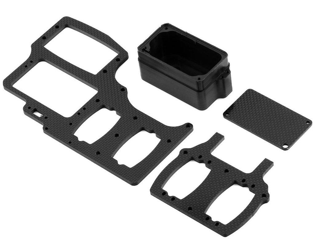 Xtreme Racing Losi 5IVE-T 2.0 Carbon Fiber Dual Standard Servo Throttle Tray
