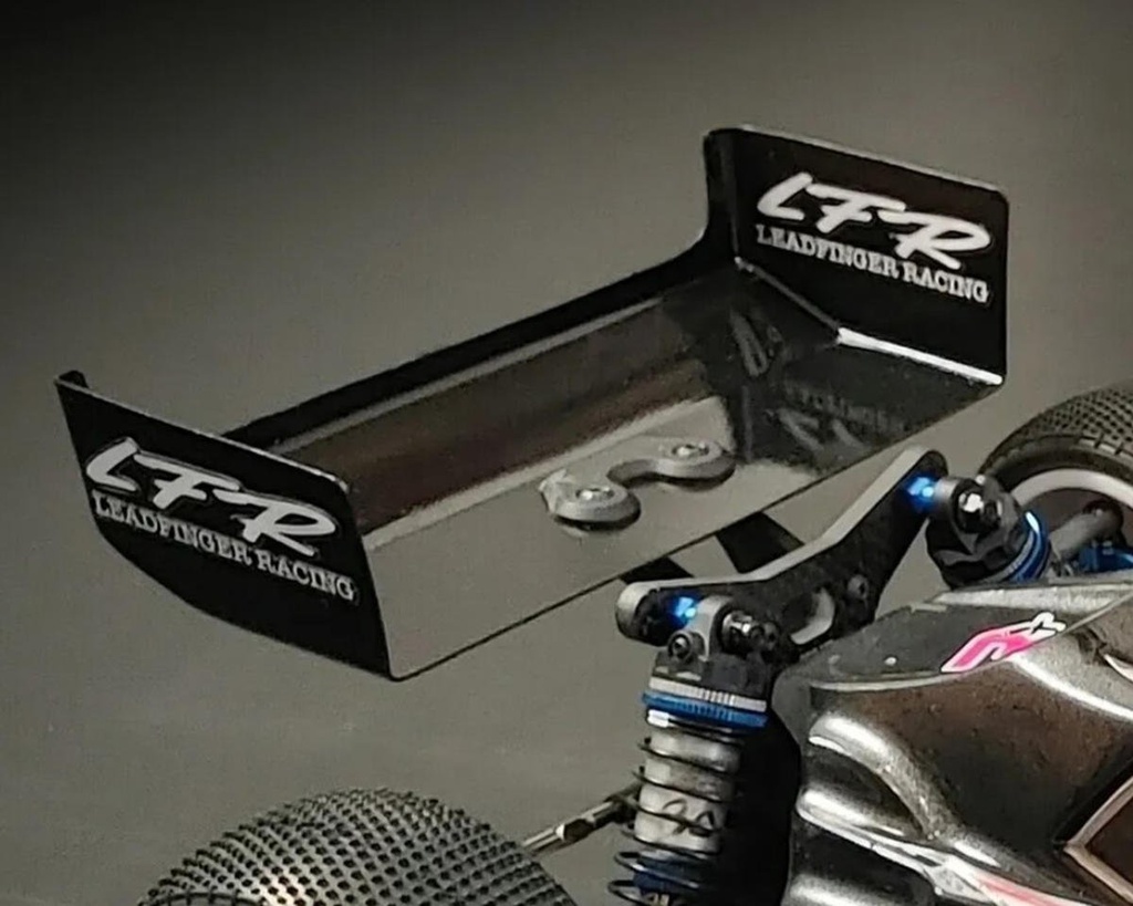 Leadfinger Racing Retro 1/10 Buggy Wing (Clear) (2)