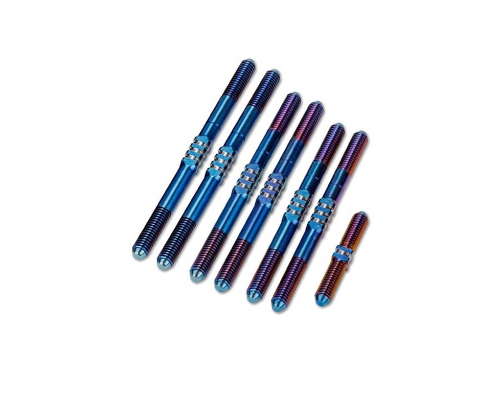 JConcepts Schumacher Cat L1R Fin Turnbuckle Kit (Blue)