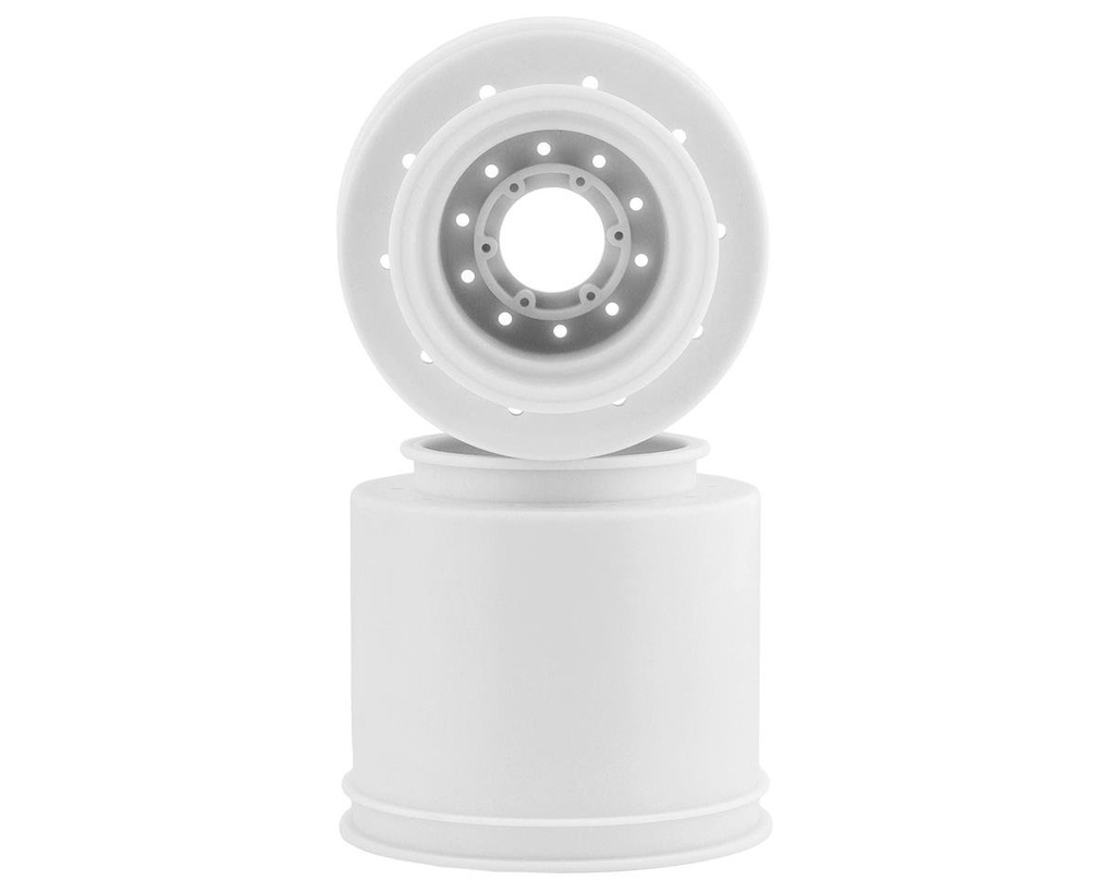 JConcepts Aggressor 2.6x3.8" Monster Truck Wheel (White) (2) w/17mm Hex