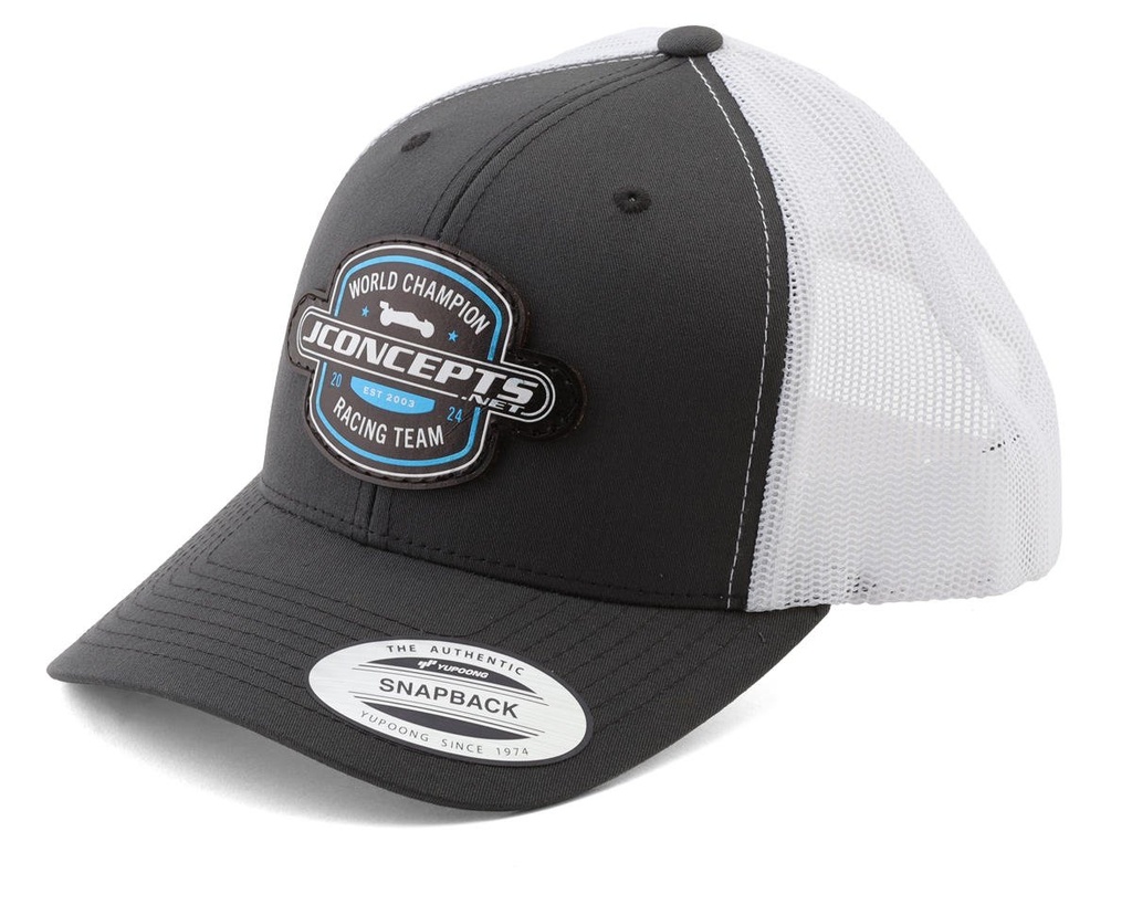 JConcepts "2024 Ever" Snapback Round Bill Hat (Grey) (One Size Fits Most)