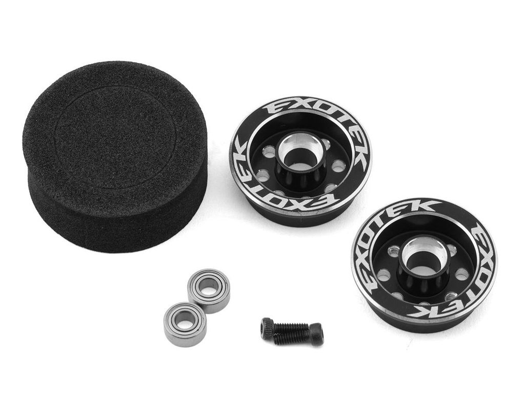Exotek Pro Wheelie Bar Wheel Set