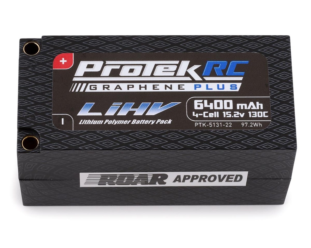 ProTek RC 4S 130C Low IR Si-Graphene+ HV Shorty LiPo Battery (15.2V/6400mAh)
