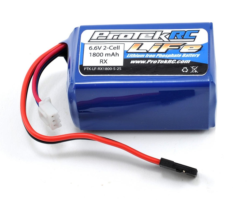 ProTek RC LiFe Hump/Short Receiver Battery Pack (Kyosho/Tekno) (6.6V/1800mAh)