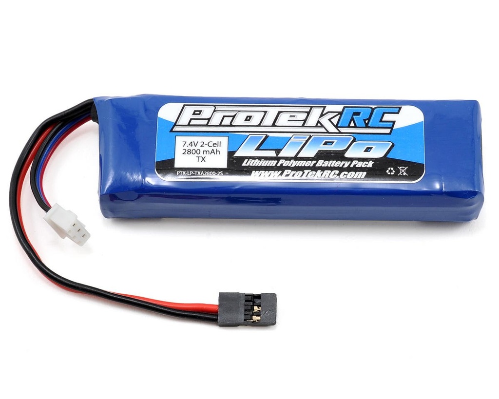 ProTek RC LiPo Transmitter Battery (7.4V/2800mAh) (MT-4, MT-4S, M11X, M12, M12S)