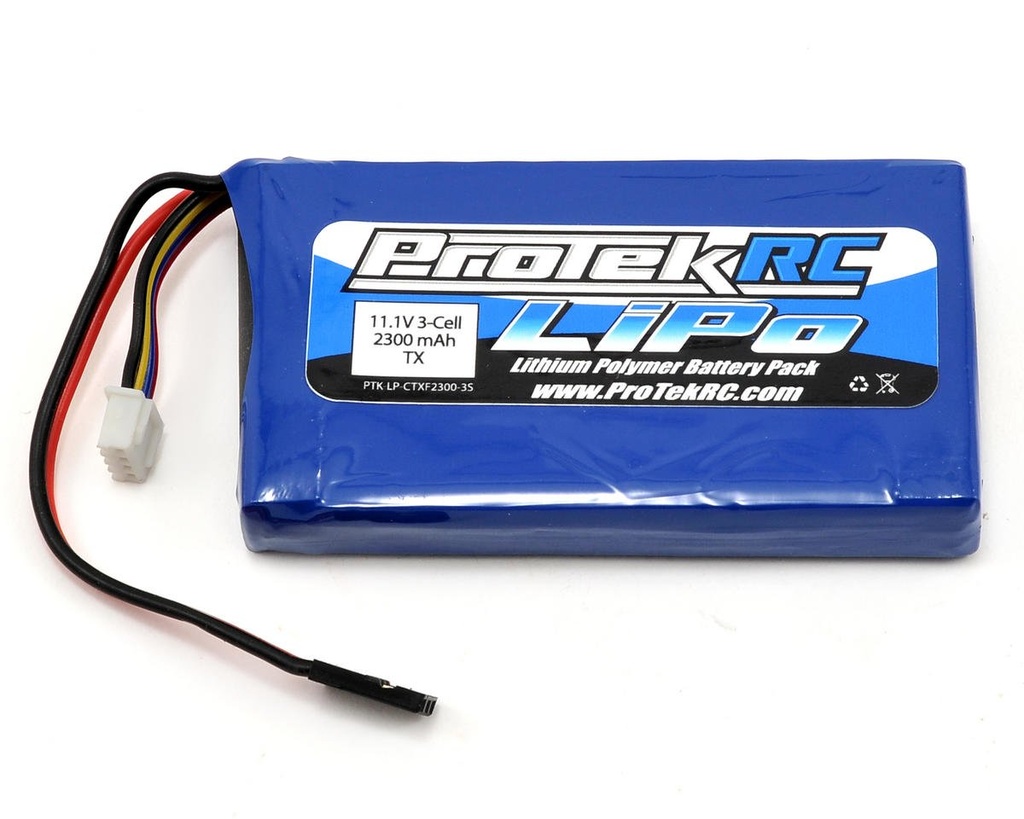 ProTek RC LiPo 3PK/M11 Car Transmitter Battery Pack (11.1V/2300mAh)