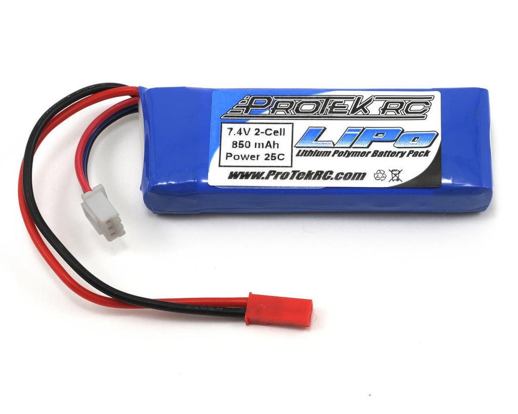 ProTek RC 2S "Supreme Power" LiPo 25C Battery (7.4V/850mAh)