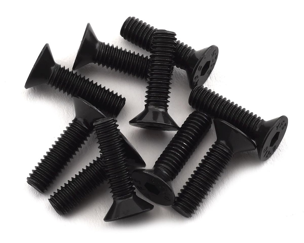 ProTek RC 4x15mm "High Strength" Flat Head Screws (10)