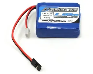 LiPo Losi 8IGHT Receiver Battery Pack (7.4V/2000mAh) (w/Balancer Plug)
