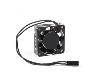 Aluminum HV High Speed Cooling Fan | Black/Silver | 40mm 