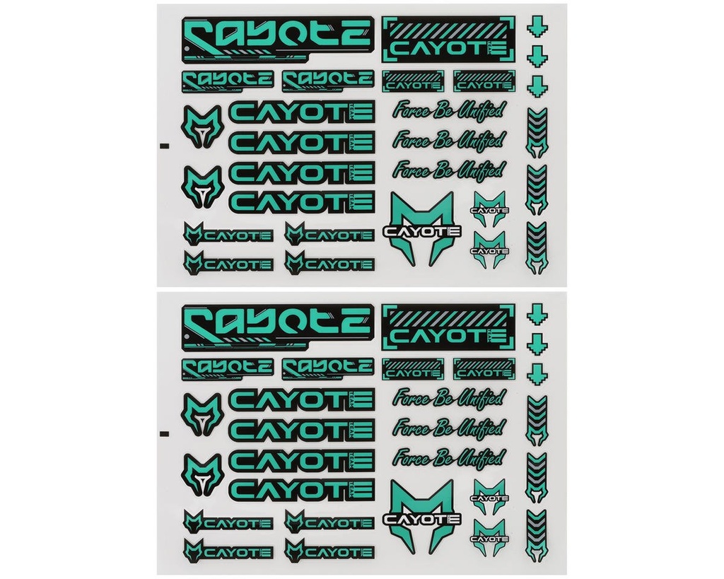 Cayote "Force Be Unified" Decal Sheets (2)