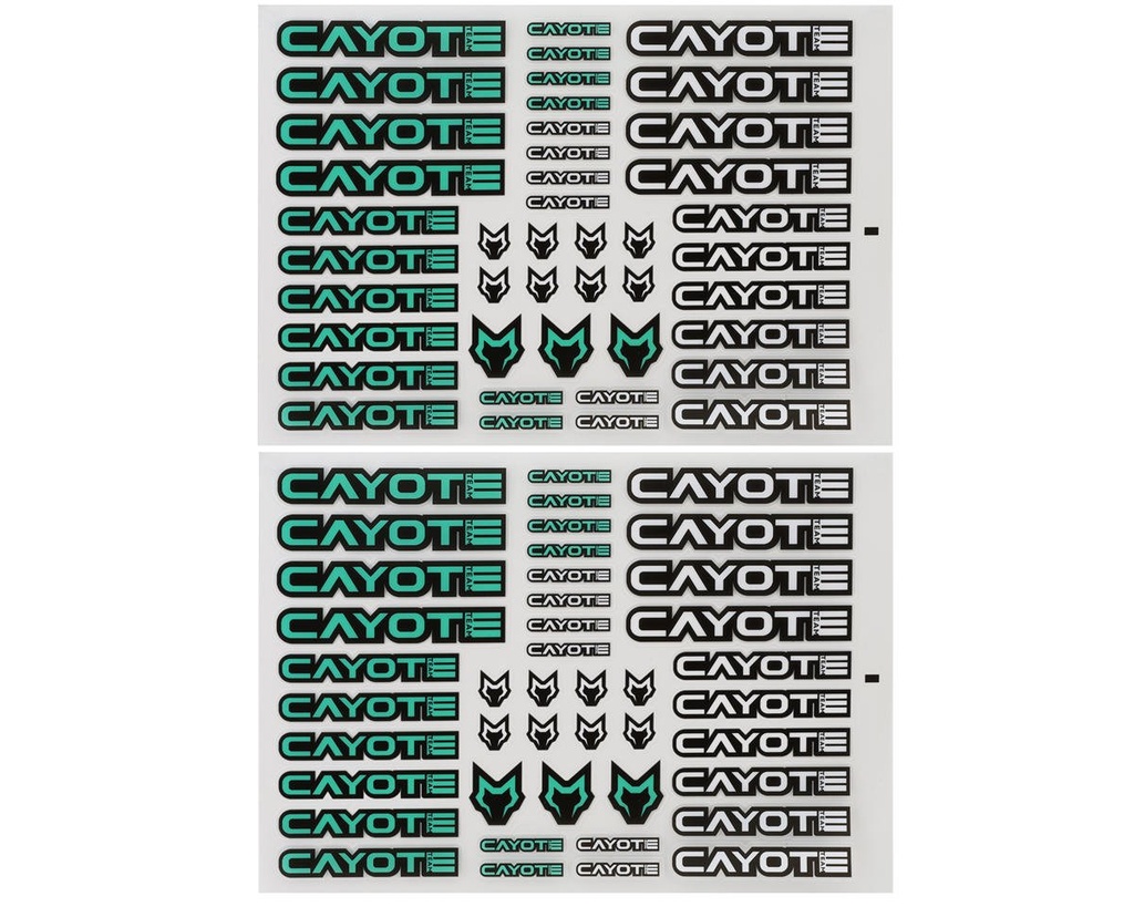 Cayote Decal Sheets (2)