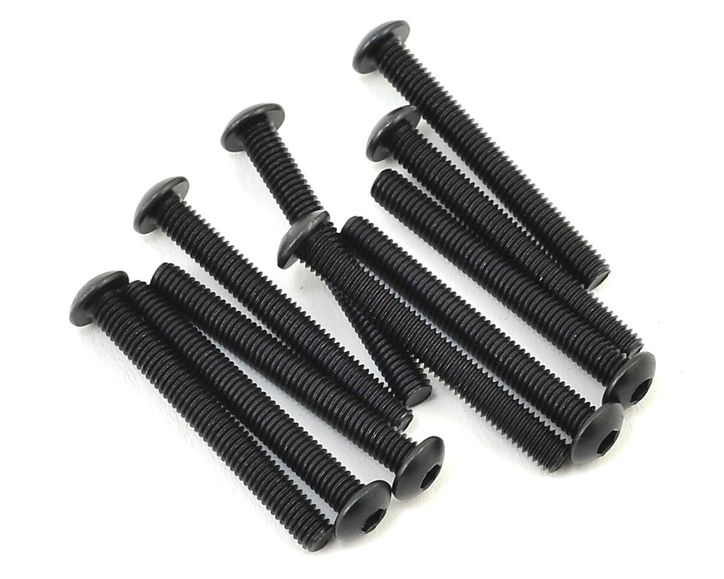 Tekno RC M3x25mm Button Head Hex Screws (10)