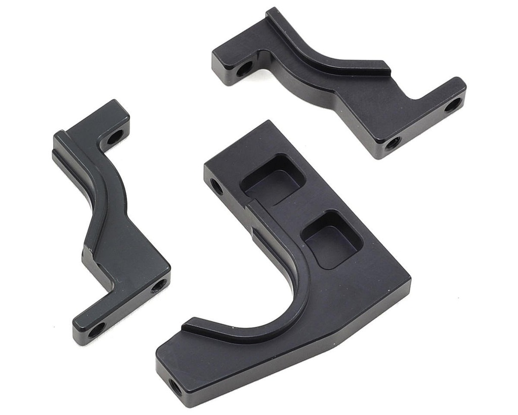 Tekno RC CNC Aluminum Split Center Differential Mount (Gun Metal)