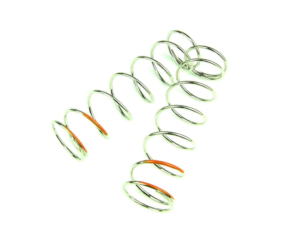 Tekno RC 80mm Front Shock Spring Set (Orange) (1.6 x 7.5T) (2)