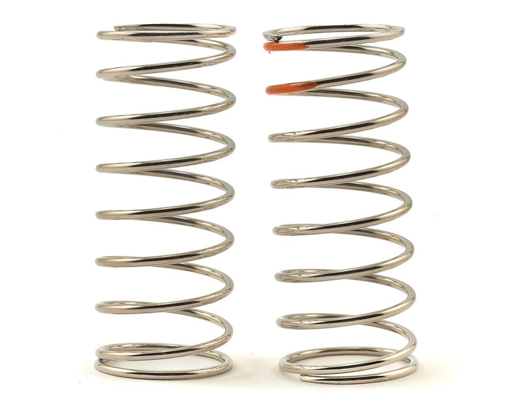 Tekno RC Low Frequency 57mm Front Shock Spring Set (Orange - 4.91lb/in)