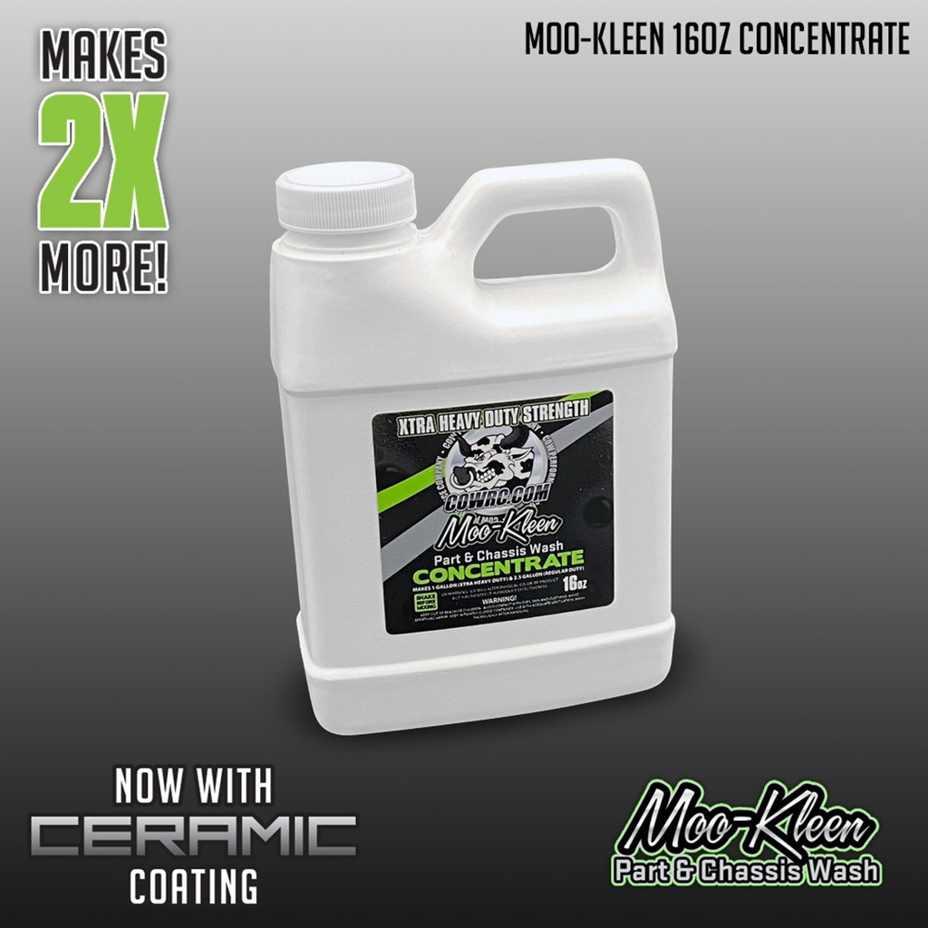 Cow RC MOO-Kleen, Parts & Chassis Wash 16oz Concentrate