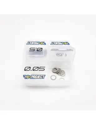RC-Project Clutch Bell Shim Kit (0.05,0.1,0.2,0.5mm each 20pcs.) 