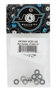 J&T Bearing Co. 5x10x4mm Ultimate Clutch Bearing (10)