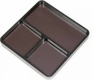 Hobby Details Magnetic Screw Tray (3 Compartments) 99x98x11mm - Black