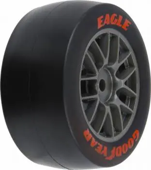 Pro-Line Racing Goodyear Eagle Option Tire F/R MTD Grey for Losi NASCAR Racecar (4)