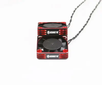 Assault RC Aluminum 40x40mm Ball Bearing High Speed ESC Fan (Red)