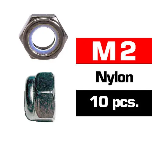 Ultimate Racing M2 NYLON LOCKNUTS (10pcs.)