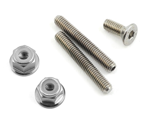 [175-10129] 175RC Titanium Lower Arm Stud Kit (Silver)