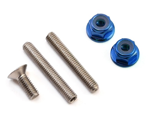 [175-10191] 175RC "Ti-Look" Lower Arm Stud Kit (Blue)