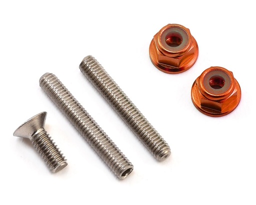 [175-10194] 175RC "Ti-Look" Lower Arm Stud Kit (Orange)