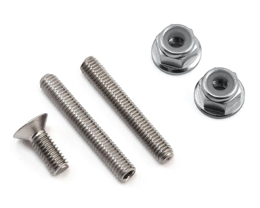 [175-10199] 175RC "Ti-Look" Lower Arm Stud Kit (Silver)