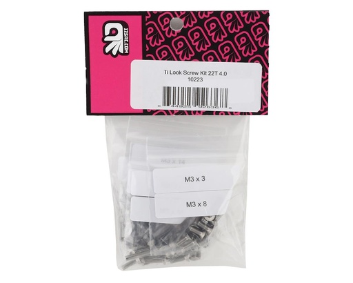 [175-10223] 175RC TLR 22T 4.0 "Ti-Look" Screw Kit