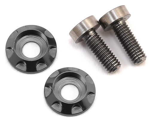 [175-10419] 175RC 3x8mm Titanium "High Load" Motor Screws (Grey)