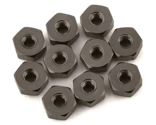 [175-12523] 175RC 4.5mm Mini-T 2.0 Aluminum Nut Kit (Grey) (10)