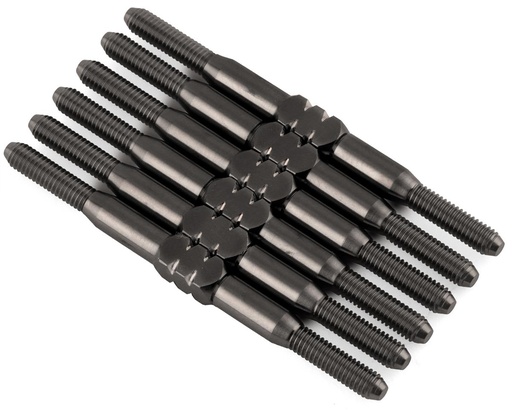 [175-18100] 175RC Associated SR10 Titanium Turnbuckle Set (Black)