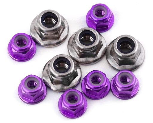 [175-18143] 175RC Pro2 Sc10 Nut Kit (Purple) (10)