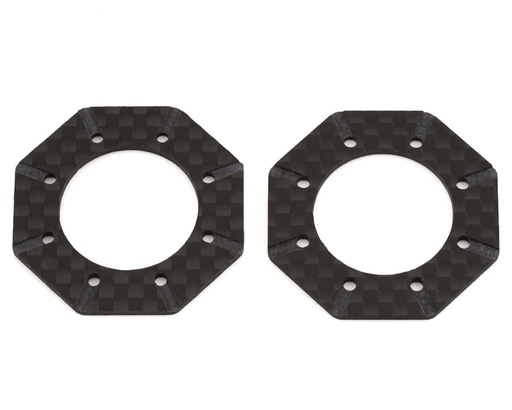 [175-18198] 175RC Associated Pro2 SC10 Carbon Slipper Pads (2)