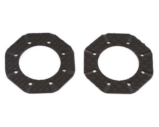 [175-18200] 175RC Associated RB10 Carbon Slipper Pads (2)