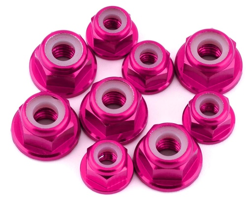[175-18209] 175RC Associated RB10 Aluminum Nut Kit (Pink) (9)