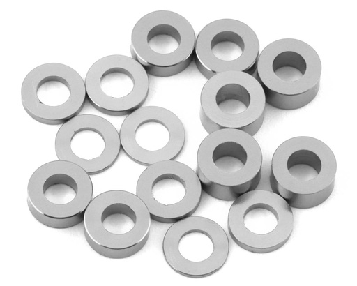 [175-18254] 175RC Yokomo YZ-2 DTM 3.1 Ball Stud Spacer Kit (Silver)