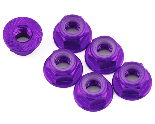[175-18274] 175RC 5mm Wheel Nuts for Traxxas Maxx (Purple) (6)