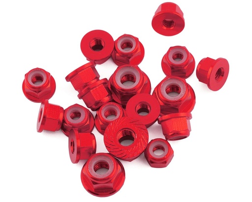 [175-18319] 175RC Losi 22X-4 Elite Aluminum Nut Kit (Red) (19)